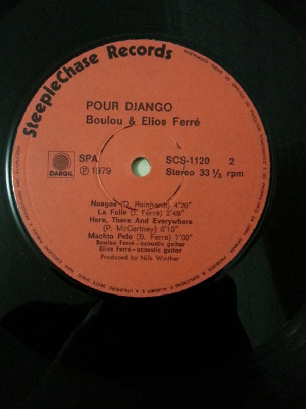 Boulou & Elios Ferré - Pour Django | SteepleChase (SCS-1120) - 4