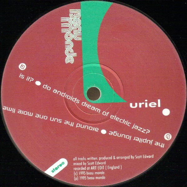 Uriel - Do Androids Dream Of Electric Jazz? | Beau Monde (bm002) - 3