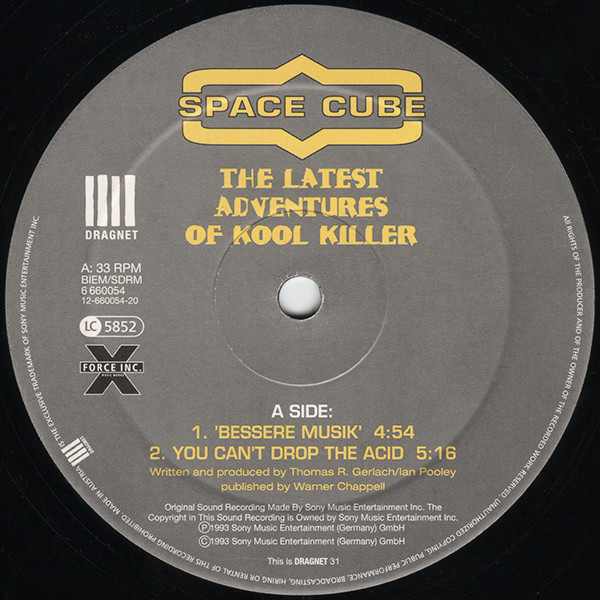 Space Cube - The Latest Adventures Of Kool Killer | Dragnet Records (DRAGNET 31) - main Space Cube - The Latest Adventures Of Kool Killer | Dragnet Records (DRAGNET 31) - main