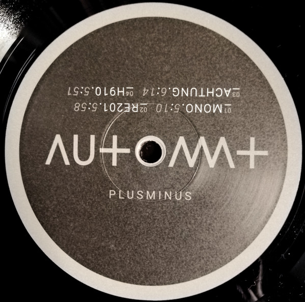 Automat - Plusminus | Bureau B (BB205/ LP 108821) - 3
