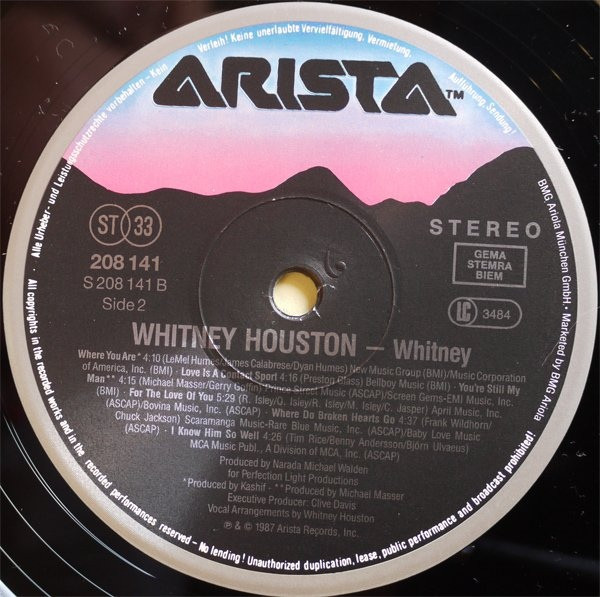 Whitney Houston - Whitney | Arista (208 141) - 4