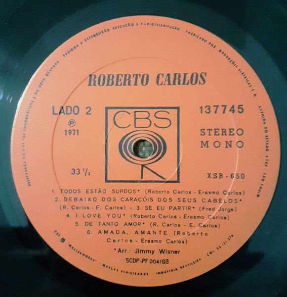 Roberto Carlos - Roberto Carlos | CBS (137745) - 4