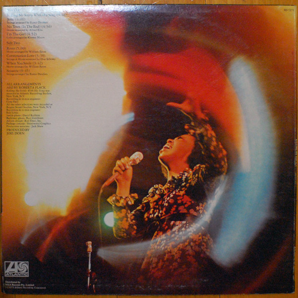 Roberta Flack - Killing Me Softly | Atlantic (SD 7271) - 2