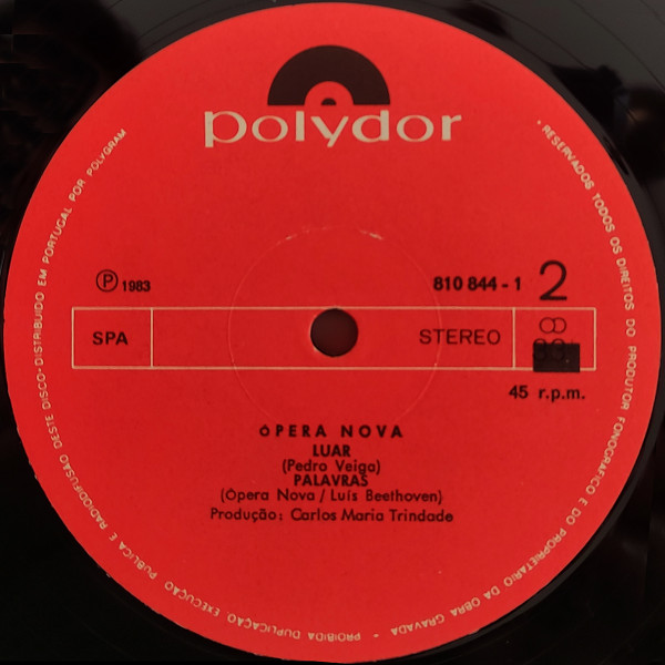Ópera Nova - Sonhos | Polydor (810 844-1) - 4 Ópera Nova - Sonhos | Polydor (810 844-1) - 4