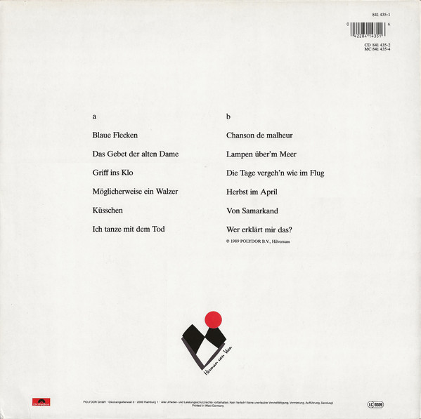 Herman van Veen - Blaue Flecken | Polydor (841 435-1) - 2