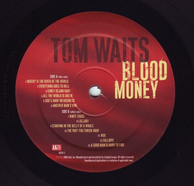 Tom Waits - Blood Money | Anti- (6629-1) - 3 Tom Waits - Blood Money | Anti- (6629-1) - 3
