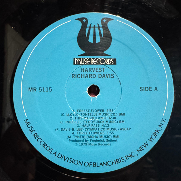 Richard Davis - Harvest | Muse Records (MR 5115) - 3