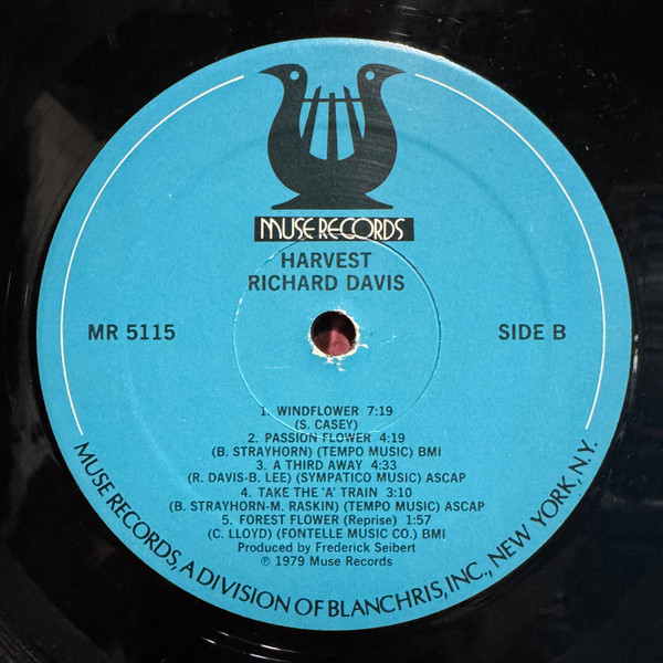 Richard Davis - Harvest | Muse Records (MR 5115) - 4
