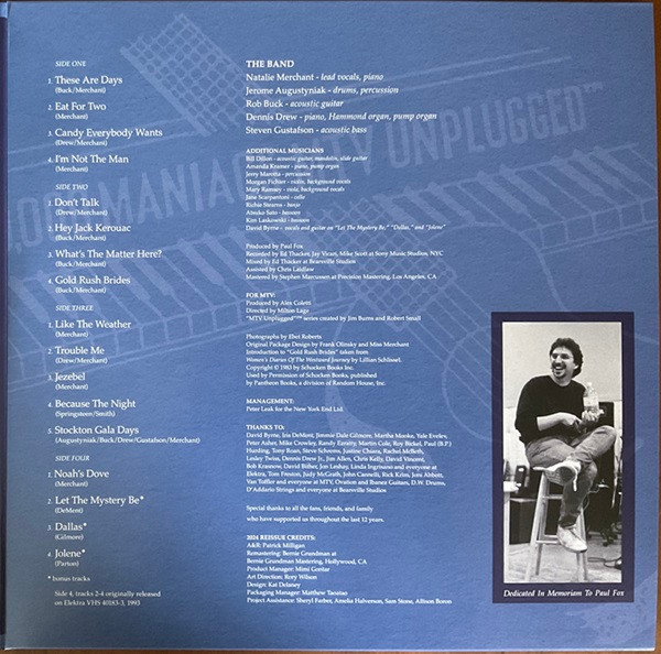 10,000 Maniacs - MTV Unplugged | Rhino Records (RCV1 726868) - 3 10,000 Maniacs - MTV Unplugged | Rhino Records (RCV1 726868) - 3