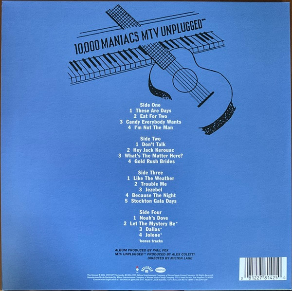 10,000 Maniacs - MTV Unplugged | Rhino Records (RCV1 726868) - 4 10,000 Maniacs - MTV Unplugged | Rhino Records (RCV1 726868) - 4