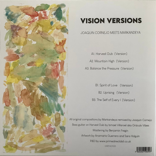 Joaquin Cornejo meets Markandeya - Vision Versions | Earthly Measures Local Global Recordings (EARTHLY020)