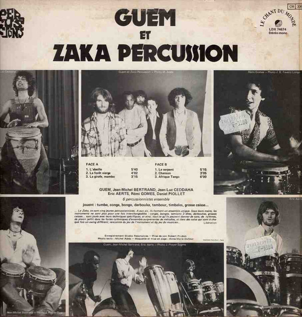 Guem Et Zaka Percussion
