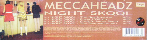 Meccaheadz - Night Skool | Nitelite The Club Records (CLUB 11-00)