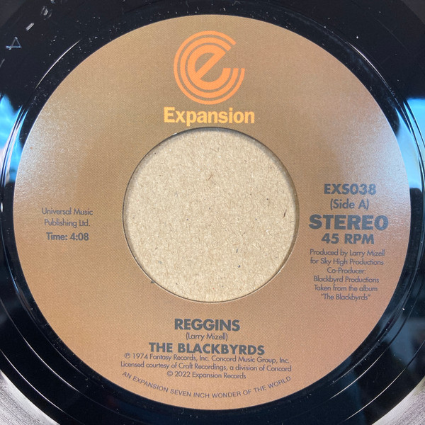 The Blackbyrds - Reggins / Blackbyrds' Theme | Expansion (EXS038) - main
