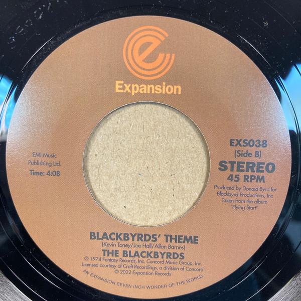 The Blackbyrds - Reggins / Blackbyrds' Theme | Expansion (EXS038) - 2