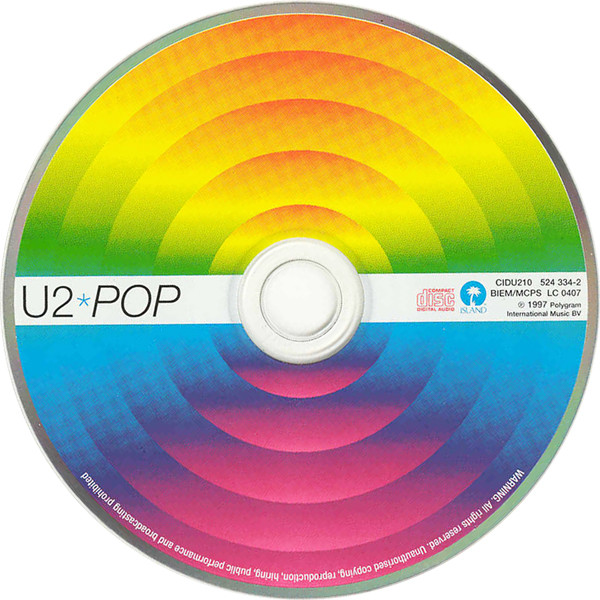 U2 - Pop | Island Records (CIDU210) - 3
