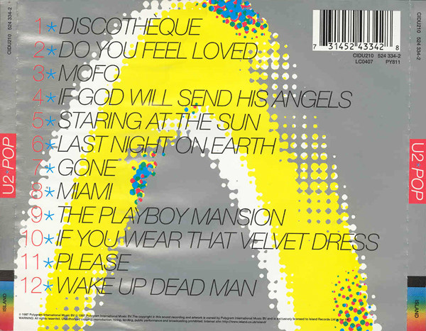 U2 - Pop | Island Records (CIDU210) - 2