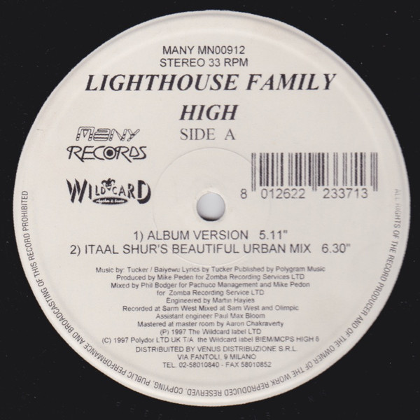 Lighthouse Family - High | Many Records (MN 00912) - main