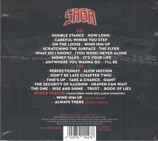 Saga - The Best Of Saga: All Hits Since 1978 | Ear Music (0215547EMU) - 2