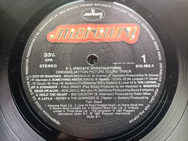 Various - P.I. Private Investigations | Mercury (816 463-1) - 2