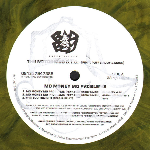 Notorious B.I.G. Featuring Puff Daddy & Mase - Mo Money, Mo Problems | Bad Boy Records (081227947385) - 3