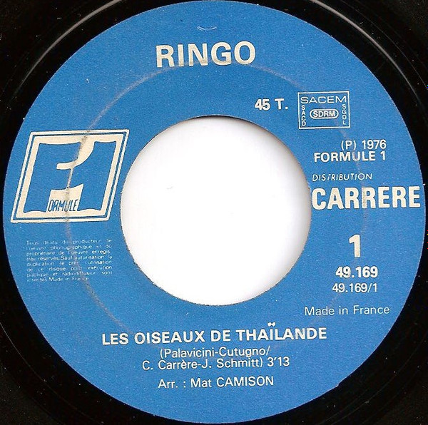 Ringo - Les Oiseaux De Thaïlande | Formule 1 (49.169) - 3