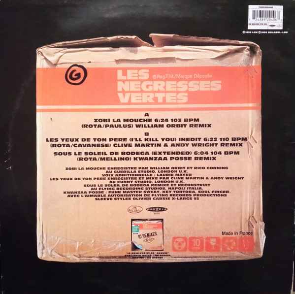Les Negresses Vertes - Zobi La Mouche | Delabel (DE 920406) - 2