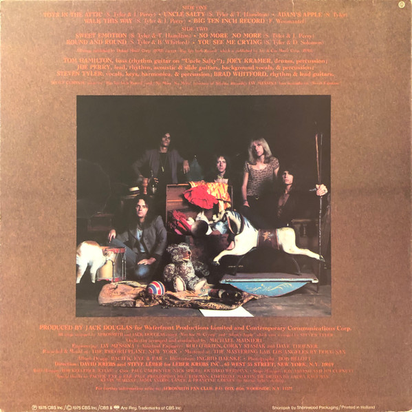 Aerosmith - Toys In The Attic | CBS (CBS 80773) - 2