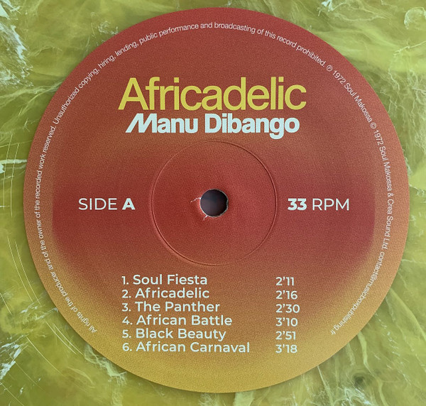 Manu Dibango - Africadelic | Diggers Factory (SMV05) - 3