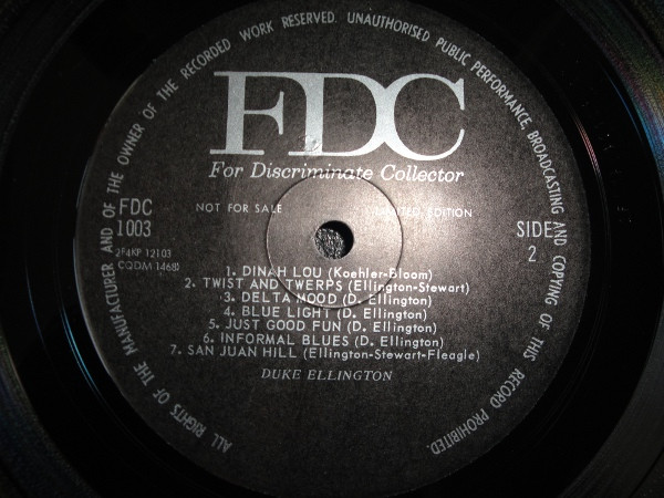 Duke Ellington - Duke's Rare And Unissued Masters | For Discriminate Collector (FDC 1003) - 4 Duke Ellington - Duke's Rare And Unissued Masters | For Discriminate Collector (FDC 1003) - 4