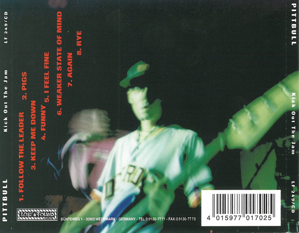 Pittbull - Kick Out The Jam | Lost And Found Records (LF 249/CD) - 2