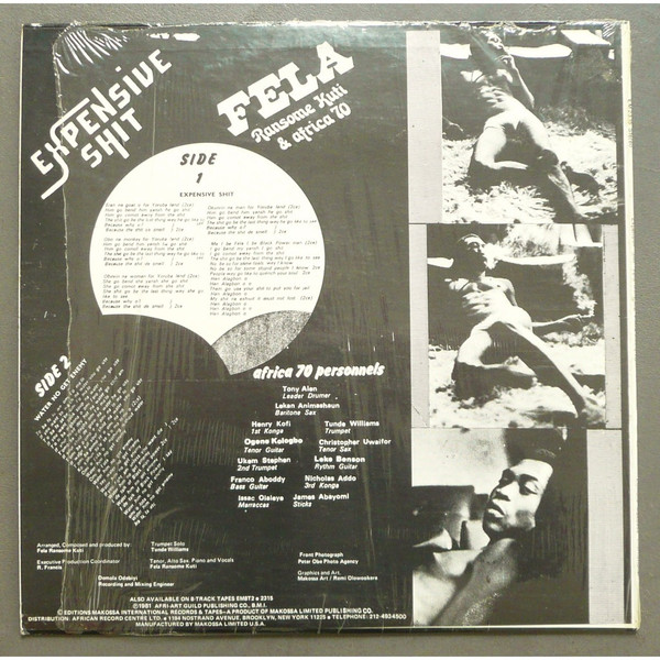 Fela Kuti & Africa 70 - Expensive Shit | Editions Makossa (EM2315) - 2