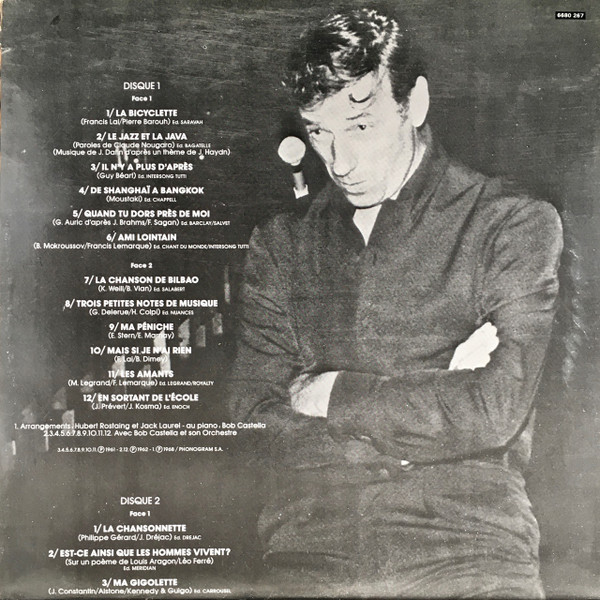 Yves Montand - La Bicyclette | Philips (6680 267) - 2