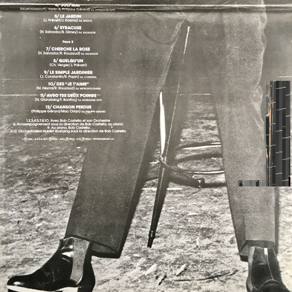 Yves Montand - La Bicyclette | Philips (6680 267) - 3