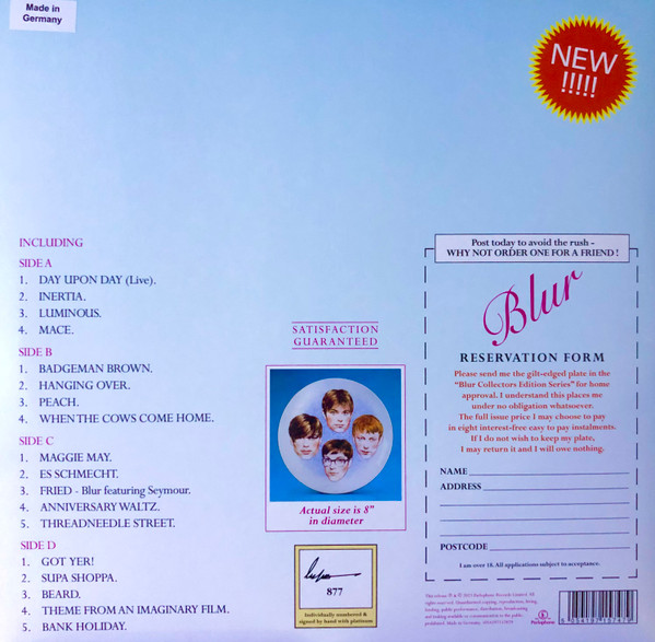 Blur - The Special Collectors Edition | Parlophone (5054197157479) - 2