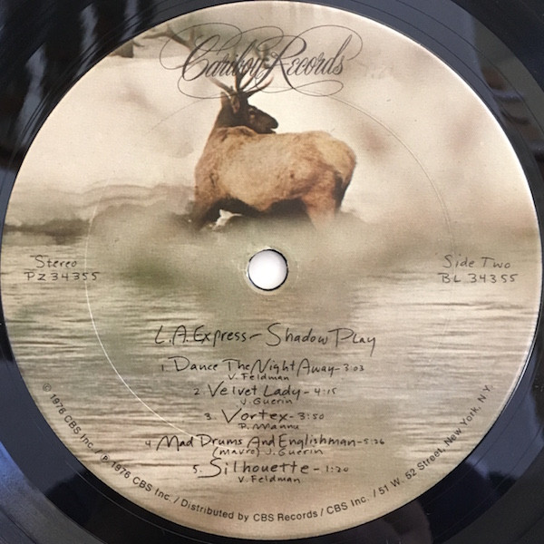 The L.A. Express - Shadow Play | Caribou Records (PZ 34355) - 4