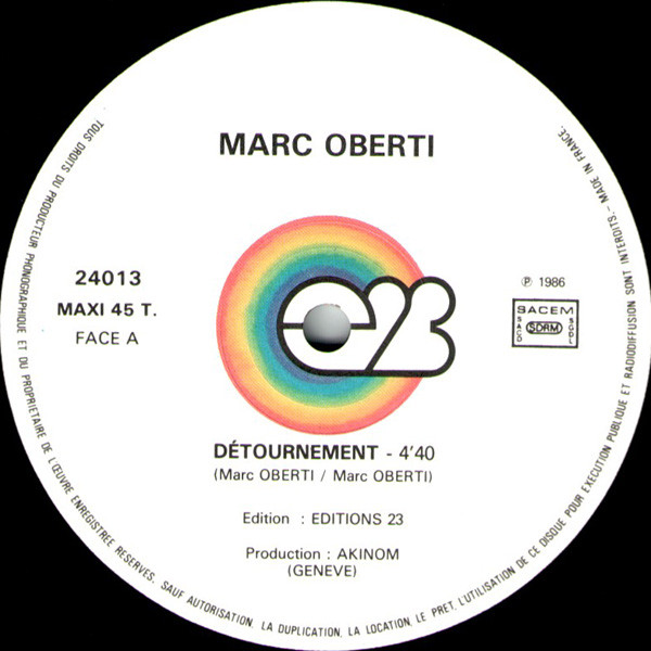 Marc Oberti - Détournement | Editions 23 (24013) - 3