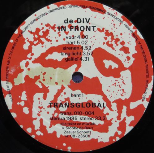 De Div - In Front | Transglobal (Trans 010-004) - 3