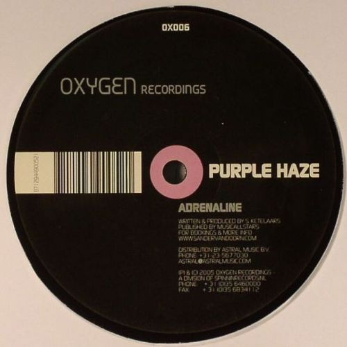 Purple Haze - Adrenaline | Oxygen Recordings (OX006) - main