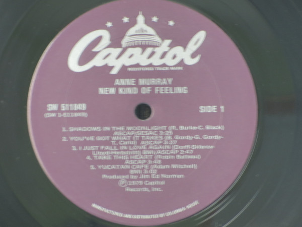 Anne Murray - New Kind Of Feeling | Capitol Records (SW 511849) - 3