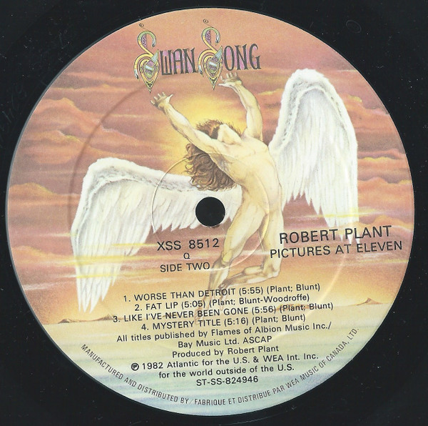 Robert Plant - Pictures At Eleven | Swan Song (XSS 8512) - 4