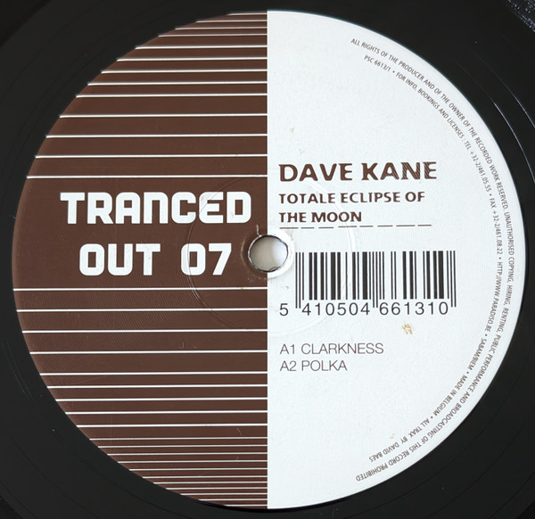 Dave Kane - Totale Eclipse Of The Moon | Tranced Out (07)