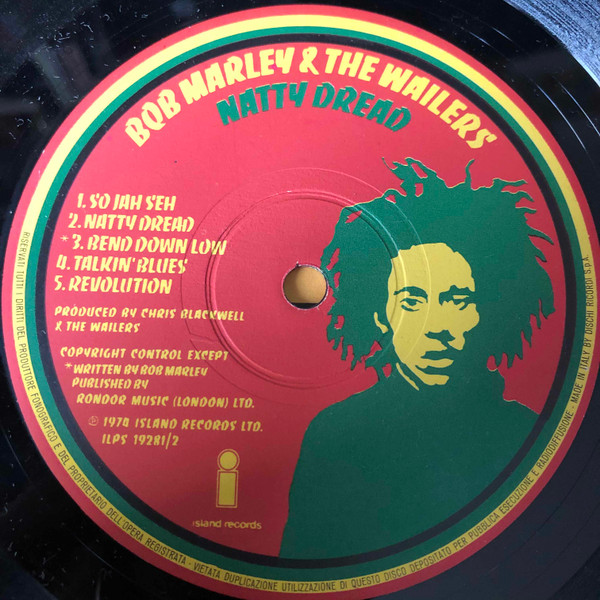 Bob Marley & The Wailers - Natty Dread | Island Records (ILPS 19281) - 3 Bob Marley & The Wailers - Natty Dread | Island Records (ILPS 19281) - 3