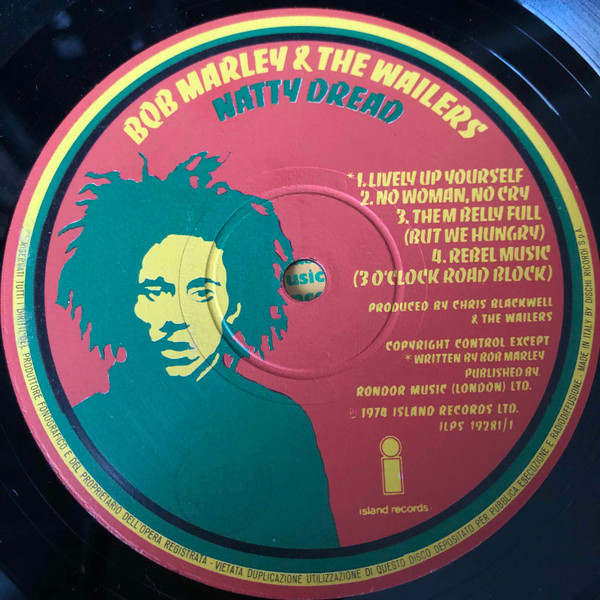 Bob Marley & The Wailers - Natty Dread | Island Records (ILPS 19281) - 4 Bob Marley & The Wailers - Natty Dread | Island Records (ILPS 19281) - 4