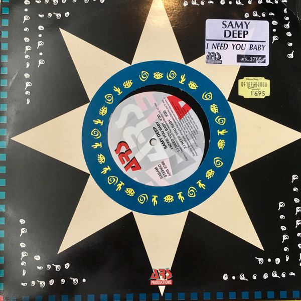 Samy Deep - I Need You Baby | ARS Productions (ARS 3768) - 3