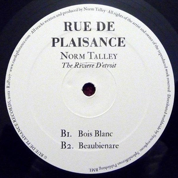 Norm Talley - The Riviere D'etroit | Rue De Plaisance (R2P007) - main Norm Talley - The Riviere D'etroit | Rue De Plaisance (R2P007) - main