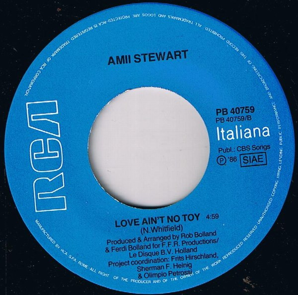 Amii Stewart - Time Is Tight | RCA (PB 40759) - 4 Amii Stewart - Time Is Tight | RCA (PB 40759) - 4