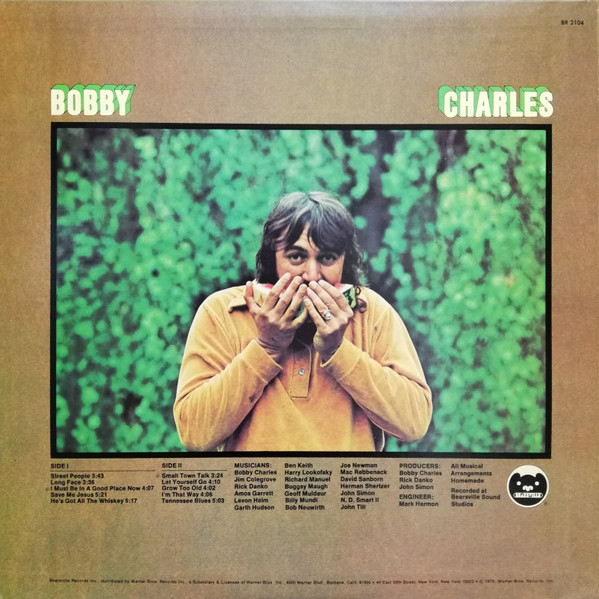 Bobby Charles - Bobby Charles LP - NO OBI | Warner Bros. Records (P-7603W) - 2 Bobby Charles - Bobby Charles LP - NO OBI | Warner Bros. Records (P-7603W) - 2