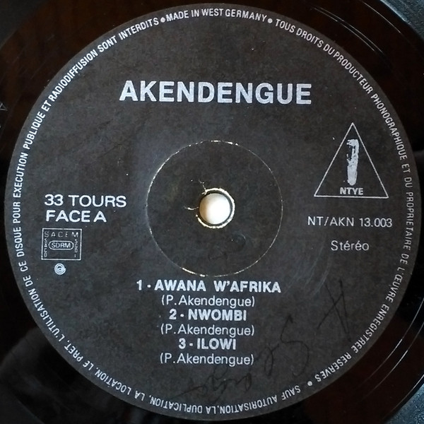 Pierre Akendengue - Awana W'Afrika | NTYE (NT/AKN 13.003) - 3 Pierre Akendengue - Awana W'Afrika | NTYE (NT/AKN 13.003) - 3