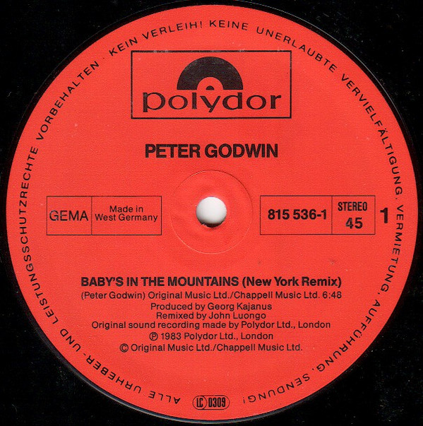 Peter Godwin - Baby's In The Mountains / Soul Of Love | Polydor (815 536-1) - 2